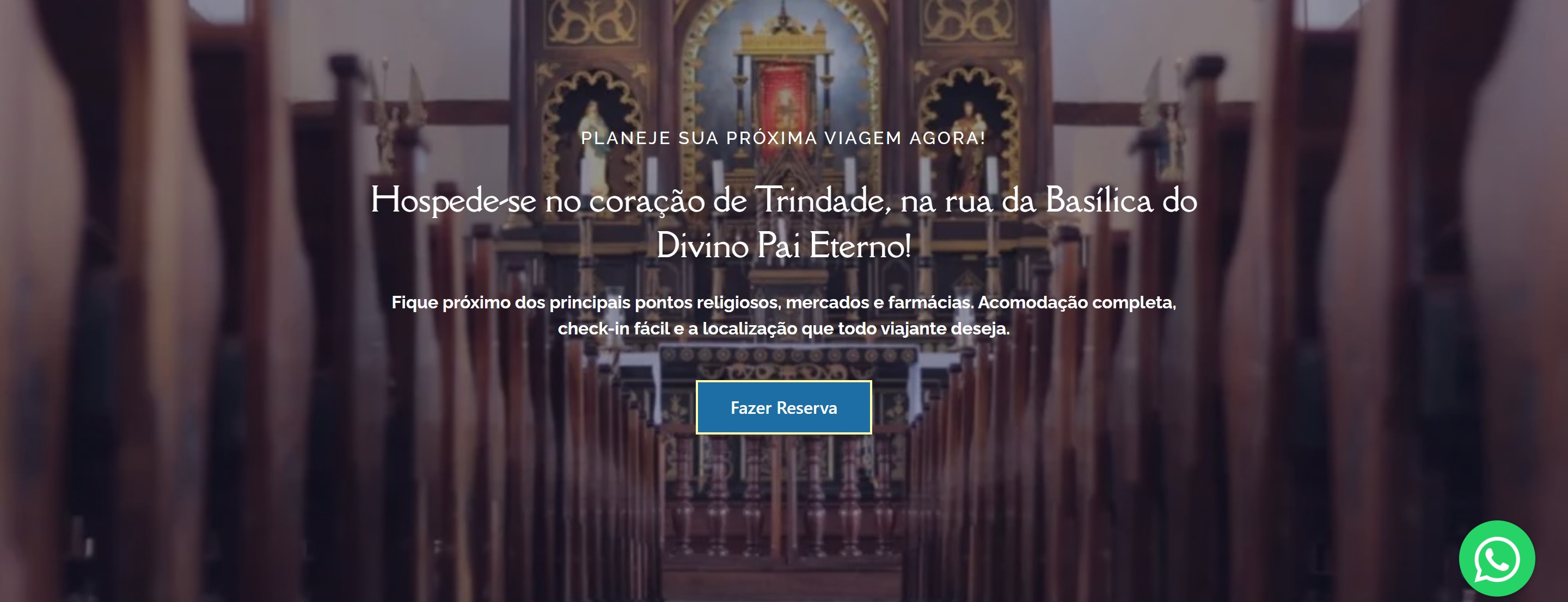 Interior Santuário Divino Pai Eterno