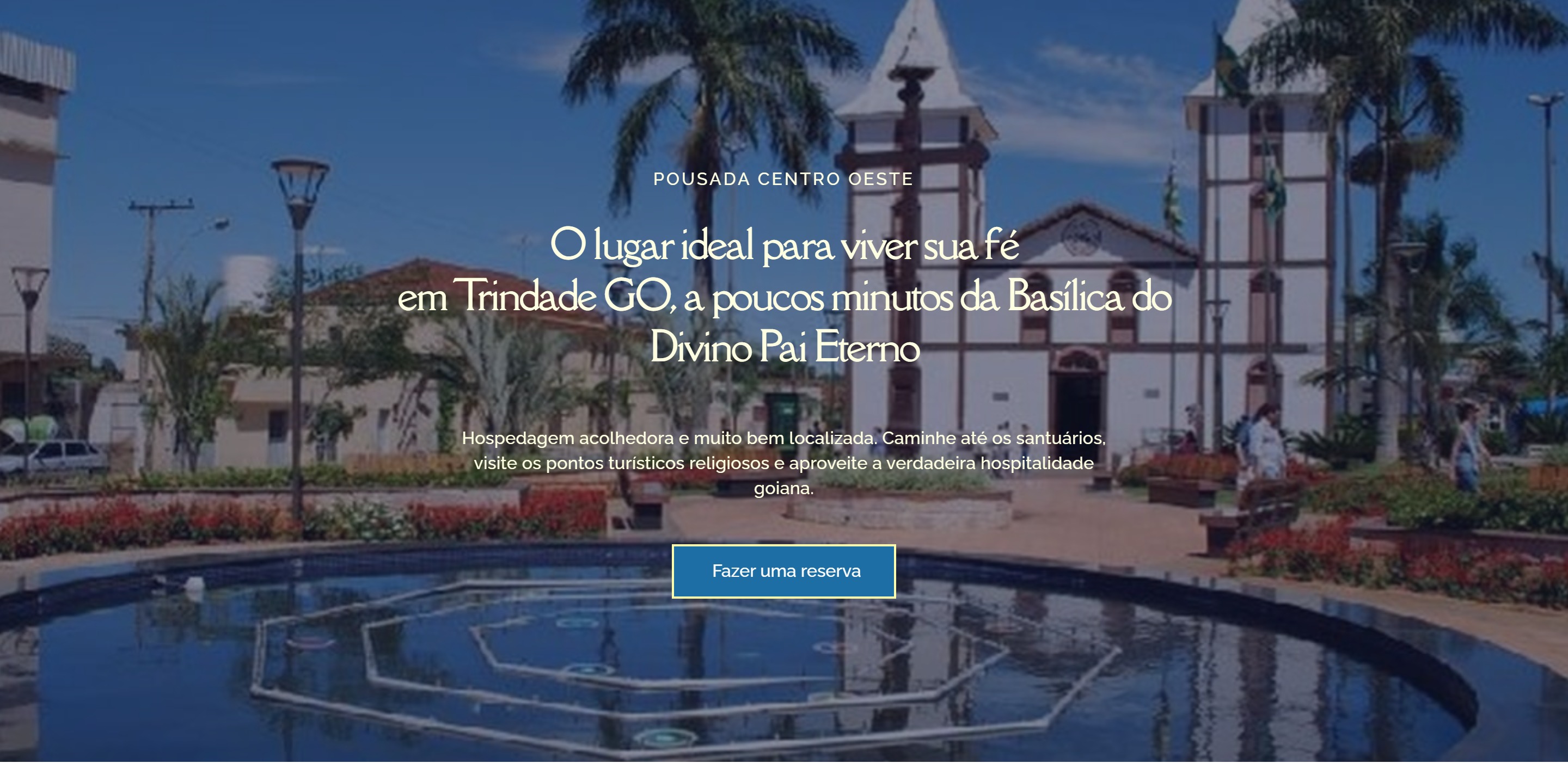 Localização Pousada Centro Oeste em Trindade GO